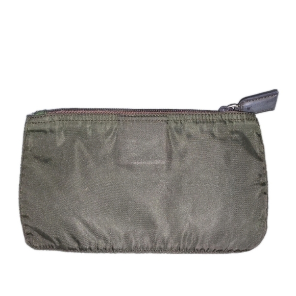 Prada Green Nylon Zip Pouch - Very Good Used Condition - Picture 2 of 4